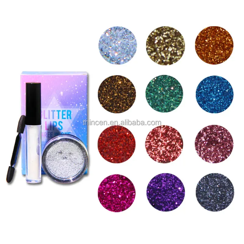 مجموعة بريق مع غراء بودرة بريق - Glitter Set with Glitter Powder Glue