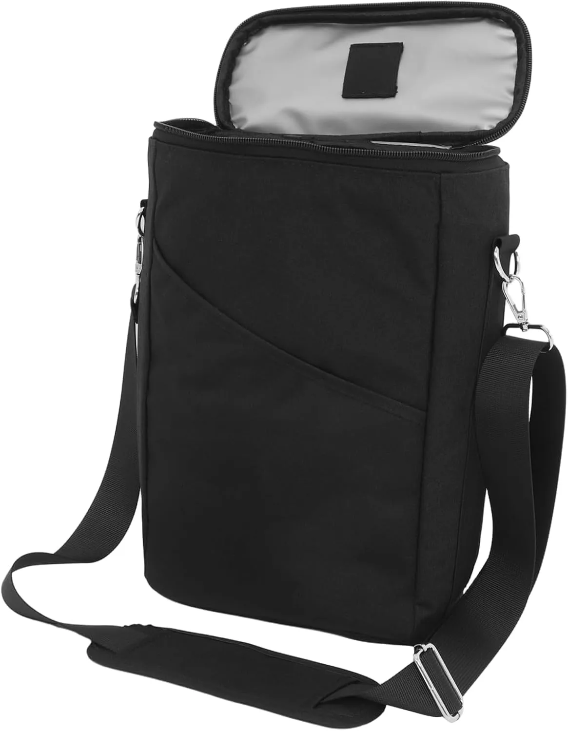 2-bottle Wine Storage Bag Insulated Leakproof Cooler Tote with Handle Shoulder Strap for Wine Lovers