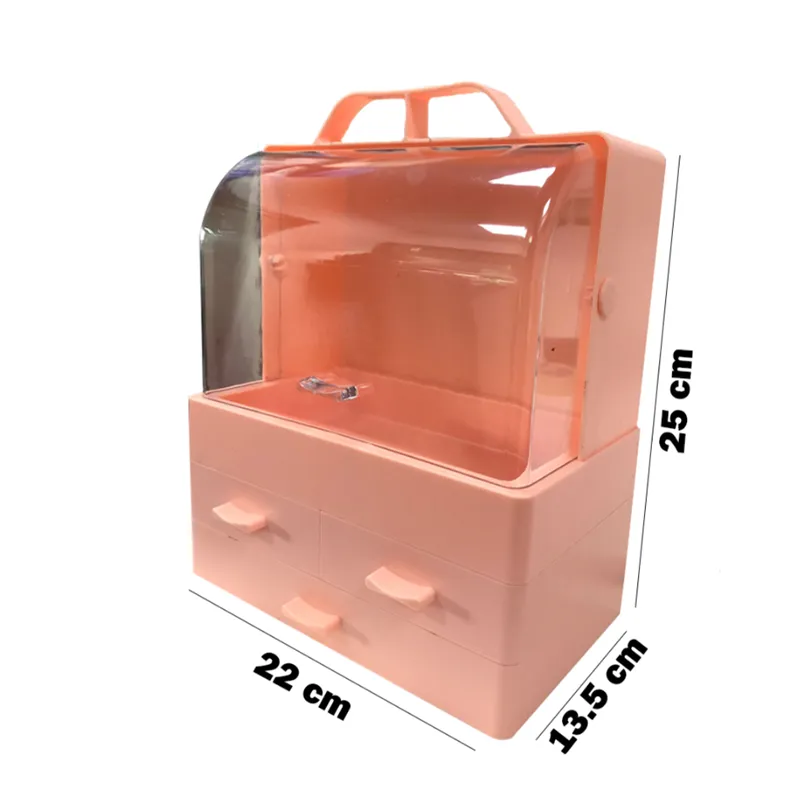 3 Dust Proof Drawer Makeup Storage Box F49-8-175