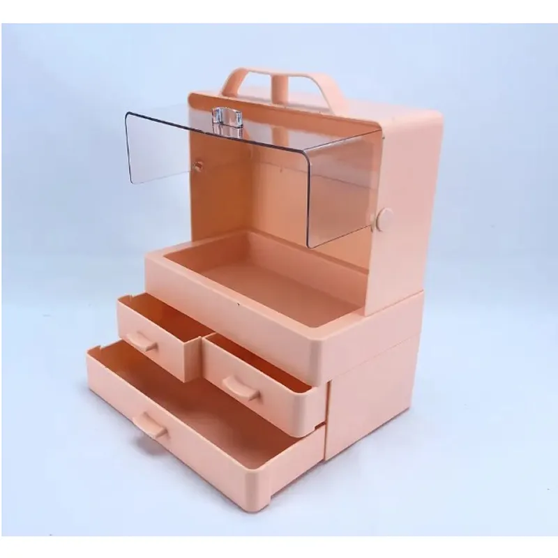 3 Dust Proof Drawer Makeup Storage Box F49-8-175