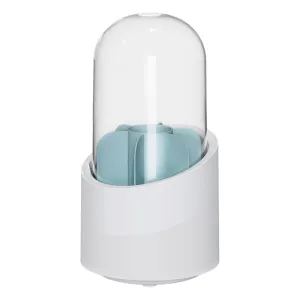 360° Rotary Cosmetic Brush Storage Bucket-Ra-10 Blue