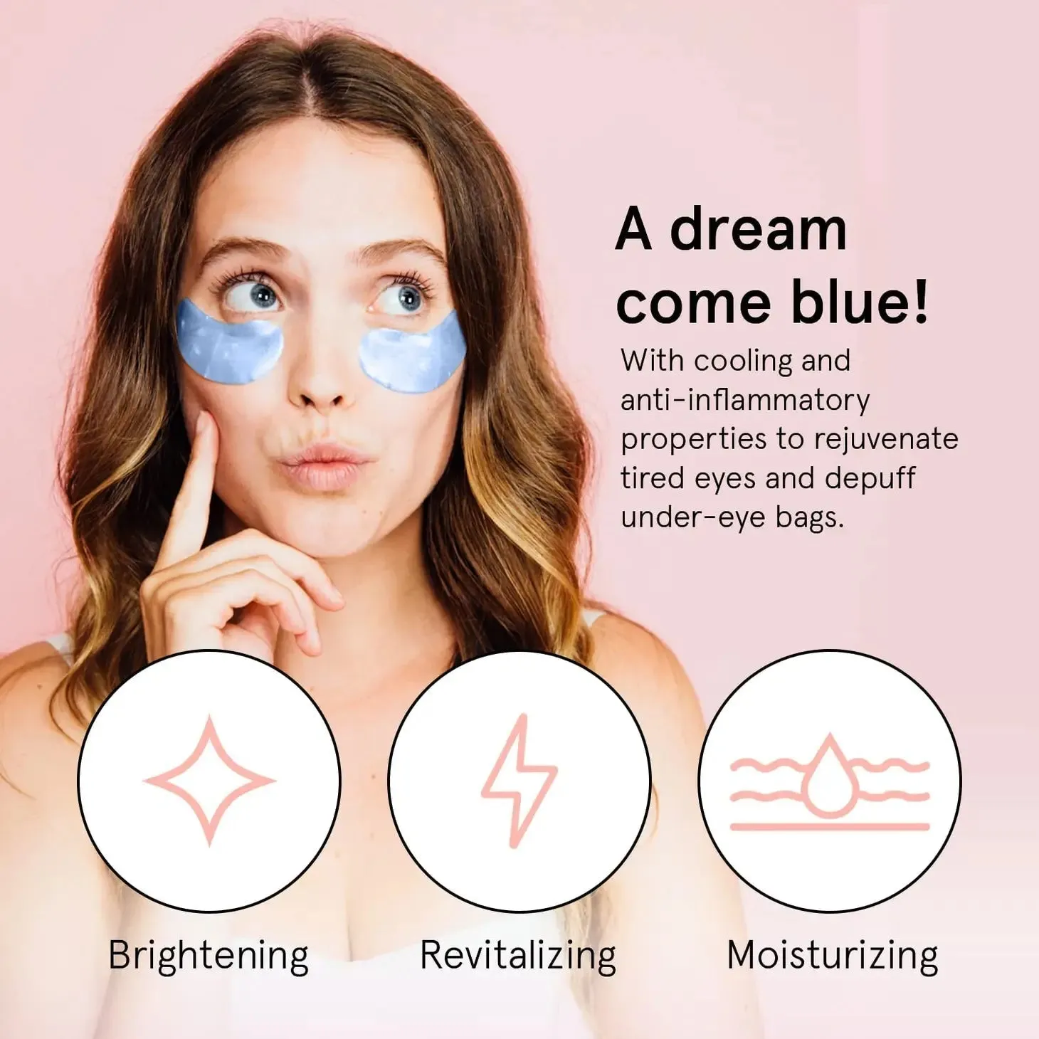 A Dream Come Blue Illuminating Eye Masks
