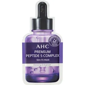 AHC Premium Peptide 5 Complex Skin Fit Mask - 5 Pack