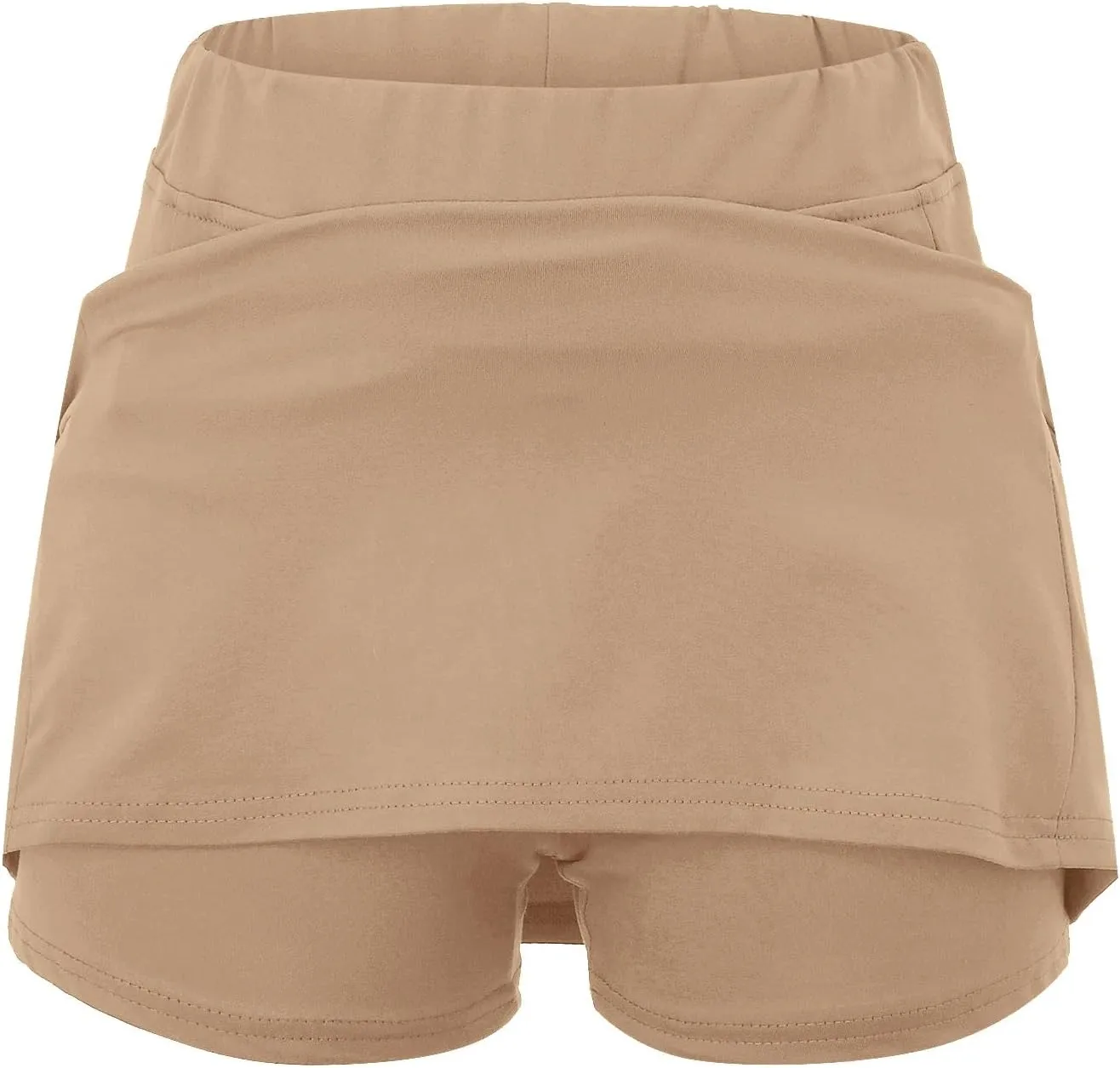 aihihe Golf Skirts for Women Tummy Control Long Womens Biker Shorts with Pockets Running Shorts Men 5 inch