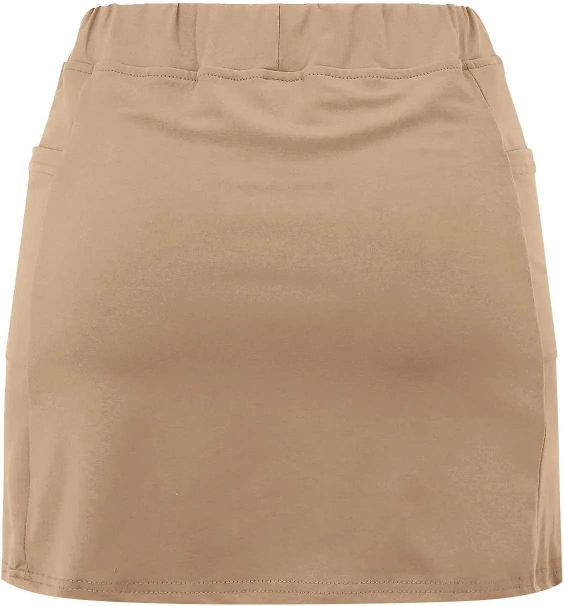aihihe Golf Skirts for Women Tummy Control Long Womens Biker Shorts with Pockets Running Shorts Men 5 inch