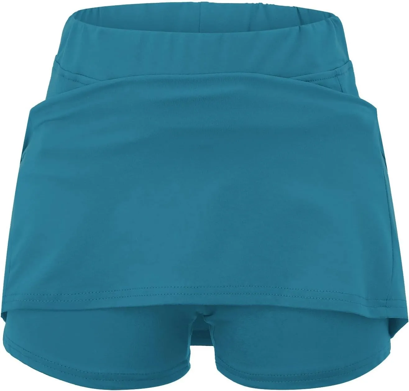 aihihe Golf Skirts for Women Tummy Control Long Womens Biker Shorts with Pockets Running Shorts Men 5 inch