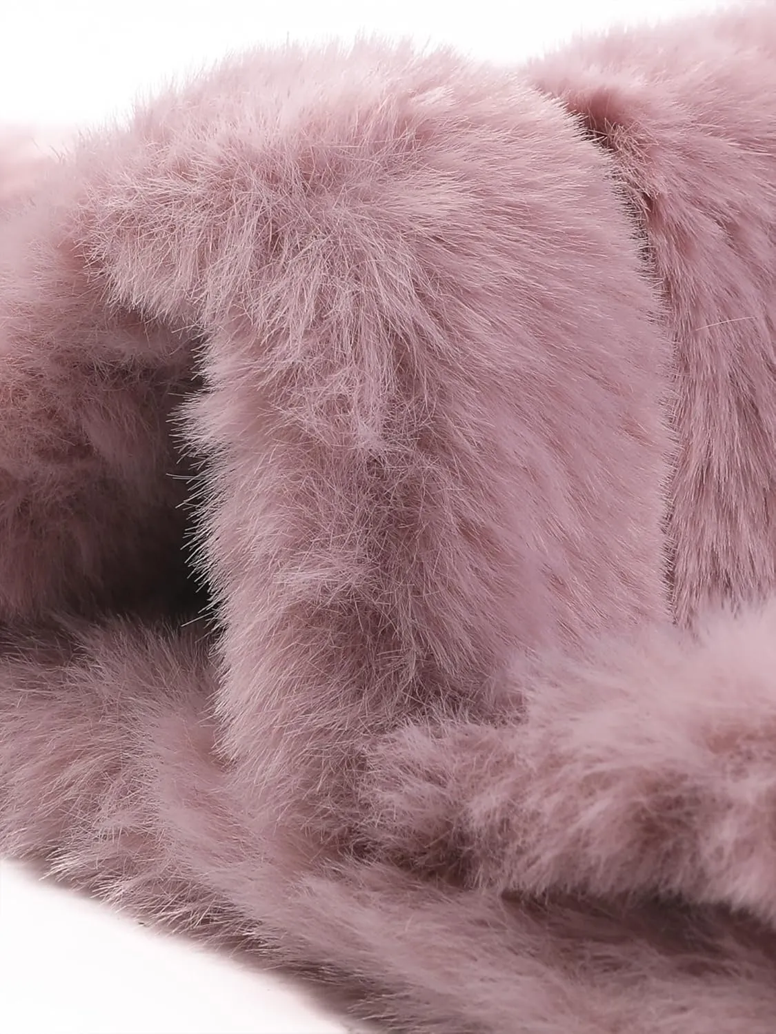 Allegra K Faux Fur Vest for Women's Zip-Up Sleeveless Fur Jacket