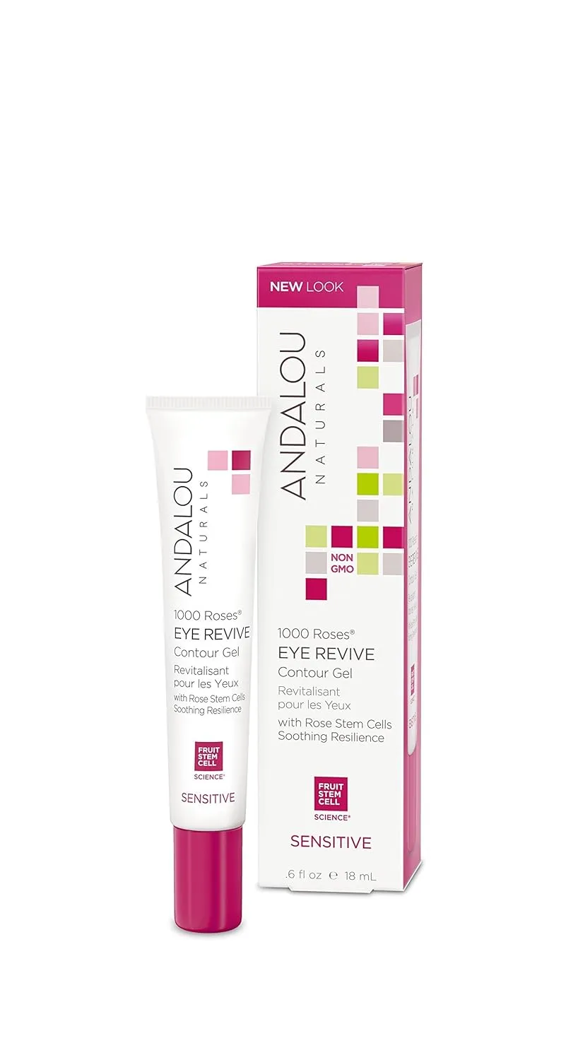 Andalou Naturals 1000 Roses Eye Revive Sensitive Contour Gel 18ml