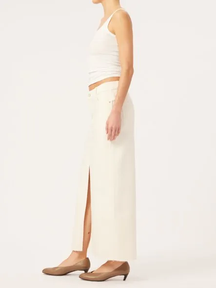 Asra Denim Maxi Skirt