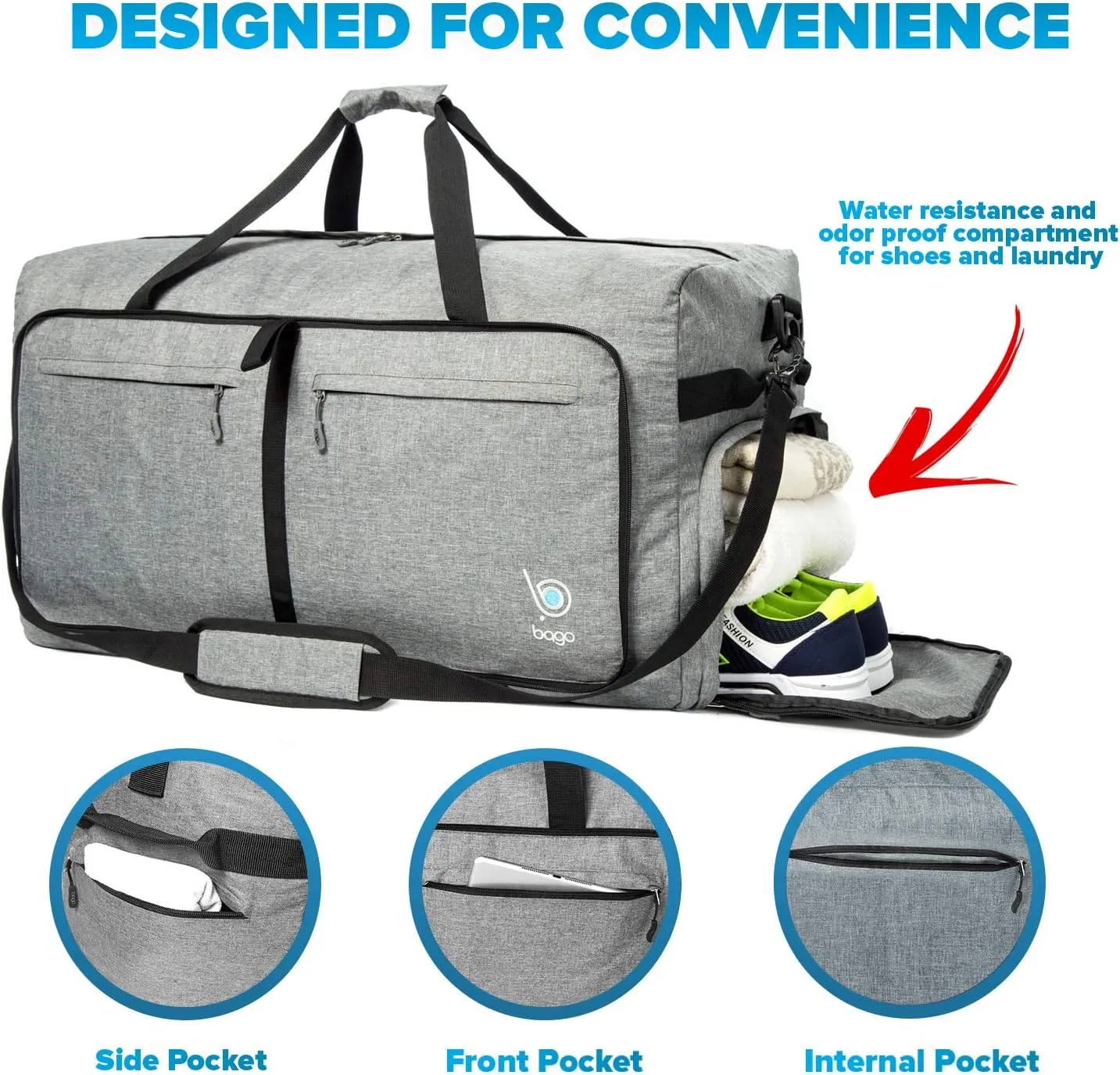 bago Unisex Adult Travel Duffle