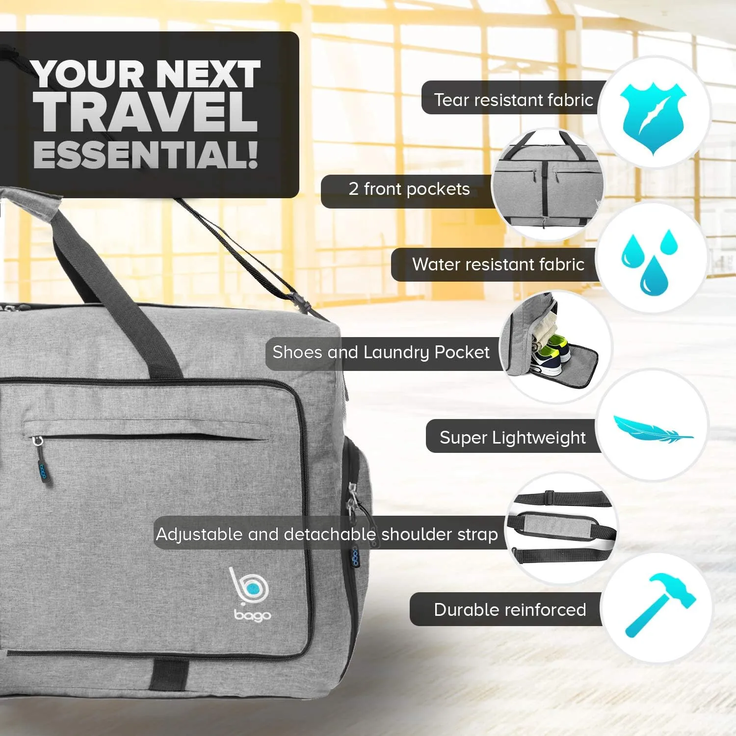 bago Unisex Adult Travel Duffle