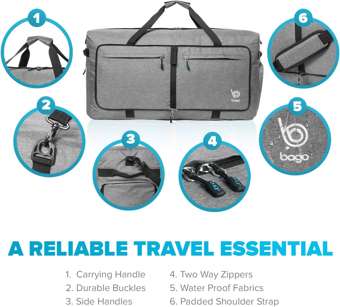 bago Unisex Adult Travel Duffle