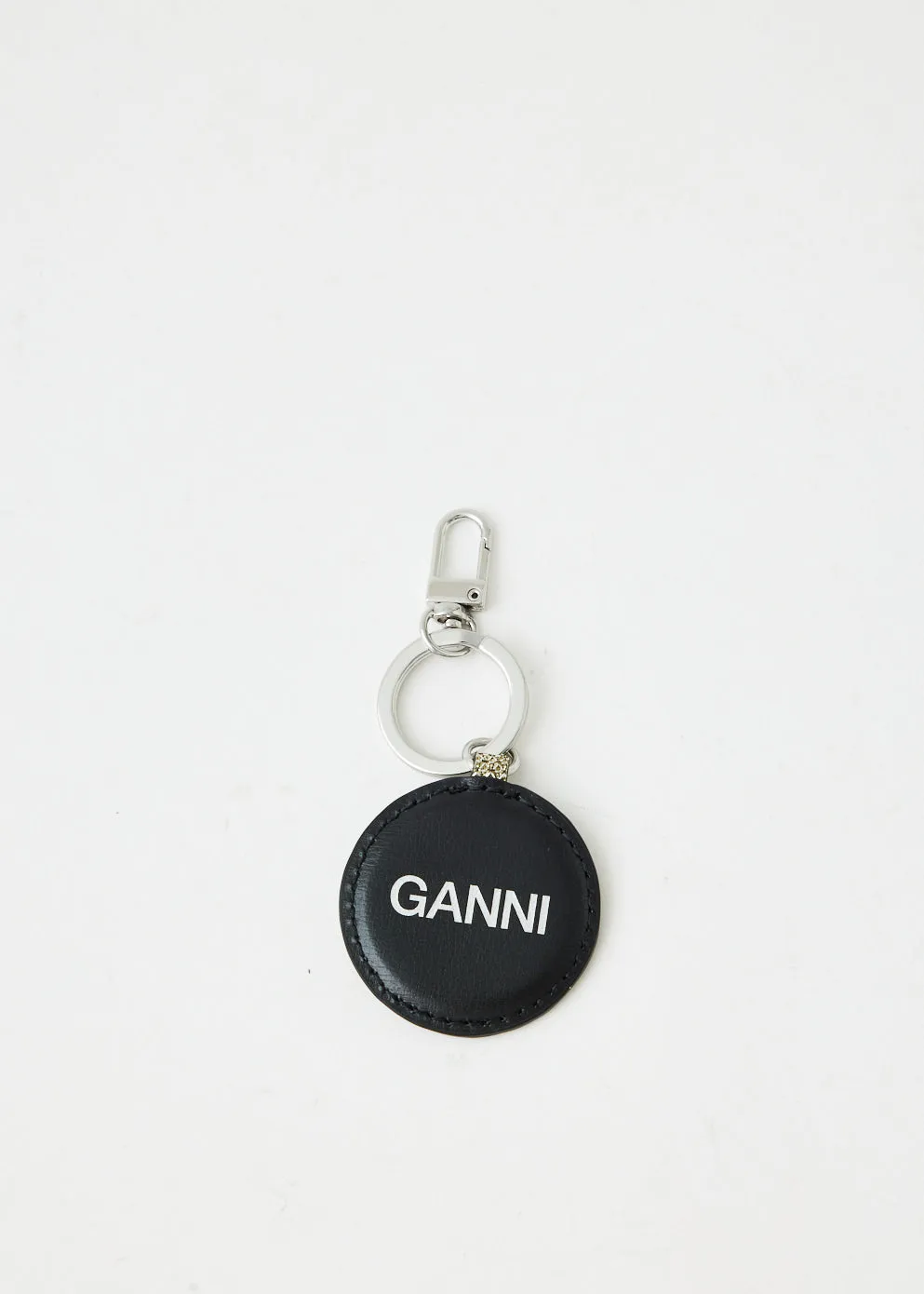 Banner Smiley Glitter Keychain