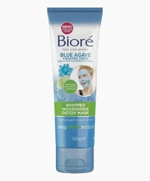 Biore  Blue Agave Whipped Nourishing Detox Mask