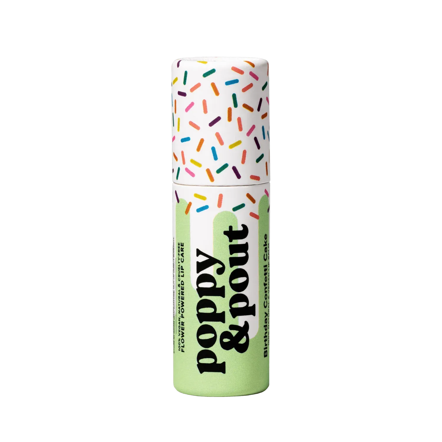 Birthday Confetti Cake Lip Balm, Green