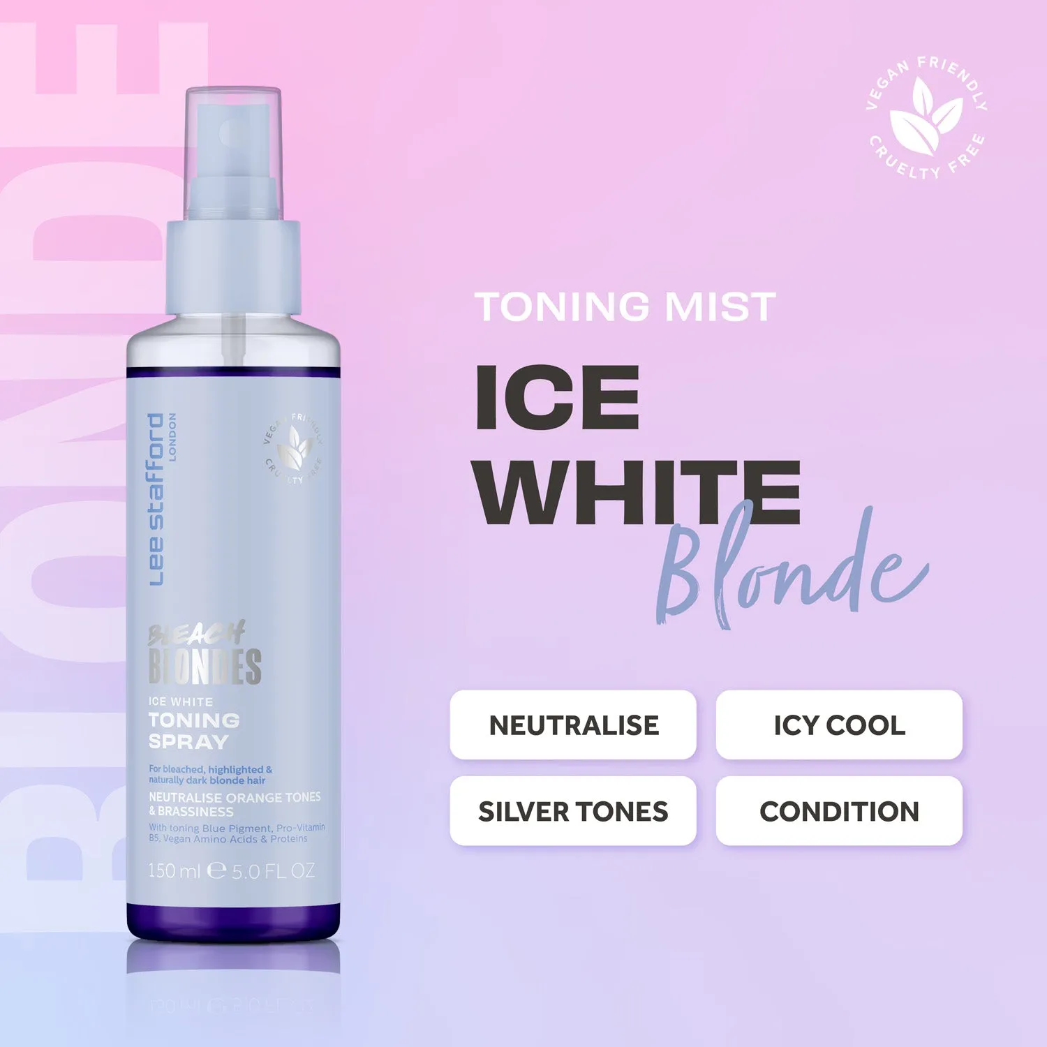 Bleach Blondes Ice White Tone Correcting Conditioning Spray