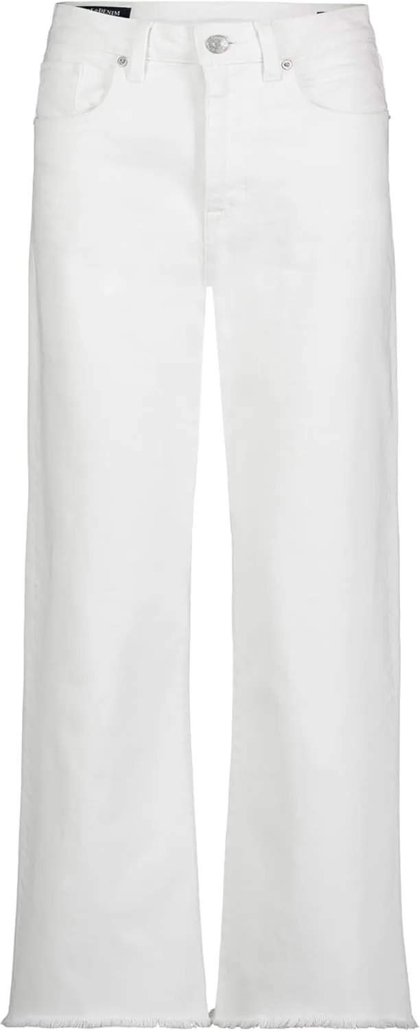 Buffalo David Bitton Women's High Rise Wide Leg Cropped Addisson