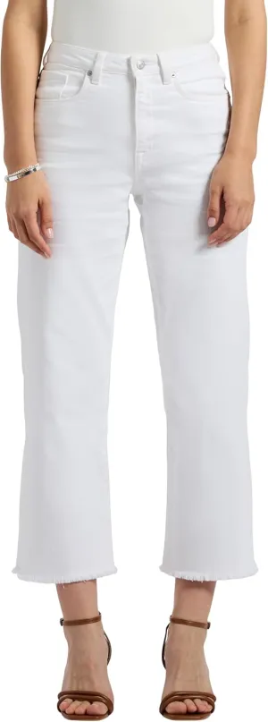 Buffalo David Bitton Women's High Rise Wide Leg Cropped Addisson