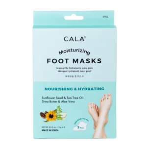 Cala Moisturizing Foot Mask Socks (3 Pairs)