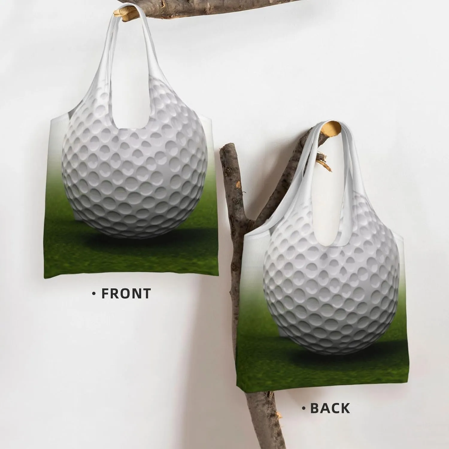 Canvas Tote Bag Reusable Grocery Bags Lightweight Handbag Loon Birds Tote Bag for Shopping Cloth Bags