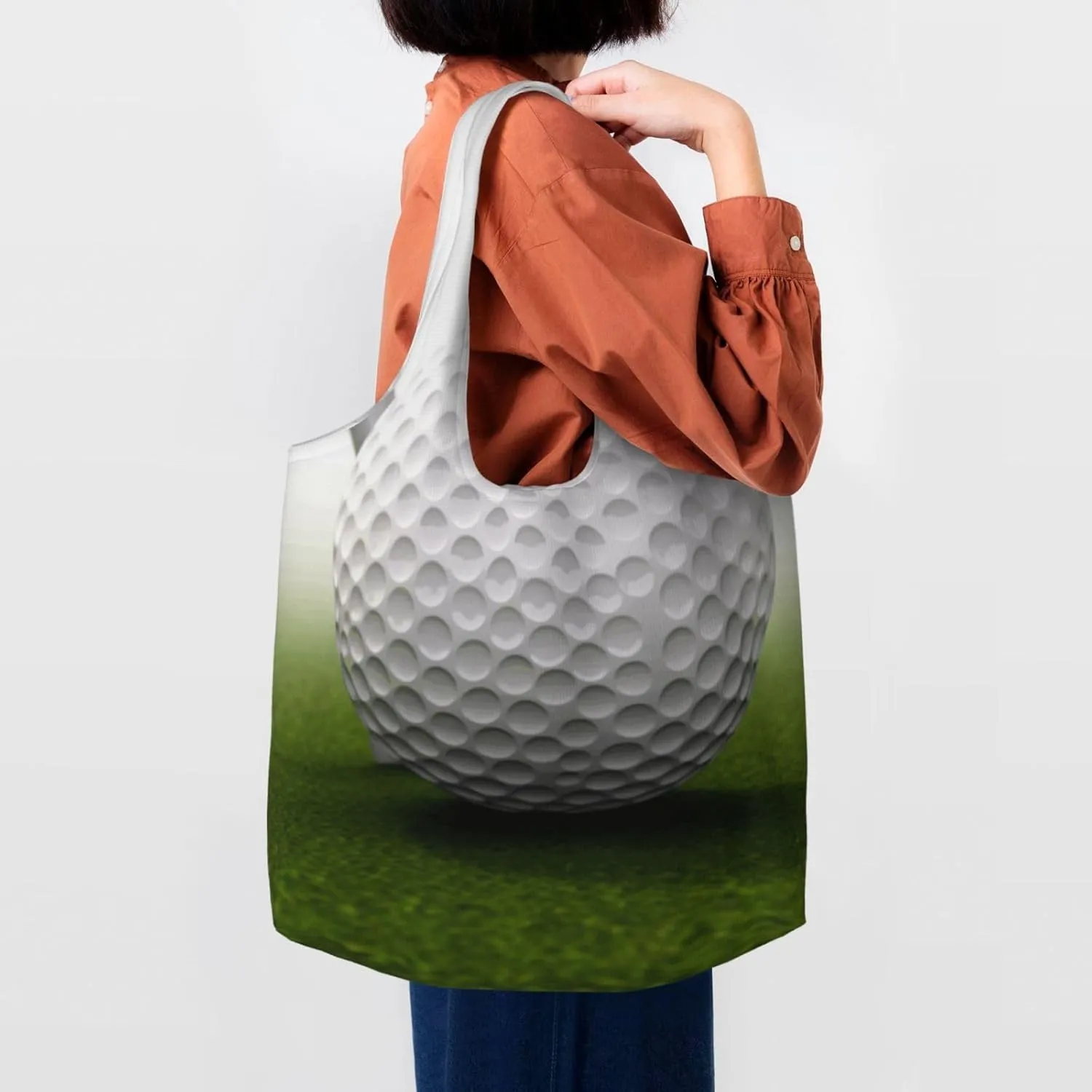 Canvas Tote Bag Reusable Grocery Bags Lightweight Handbag Loon Birds Tote Bag for Shopping Cloth Bags