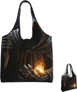 Canvas Tote Bag Reusable Grocery Bags Lightweight Handbag Loon Birds Tote Bag for Shopping Cloth Bags