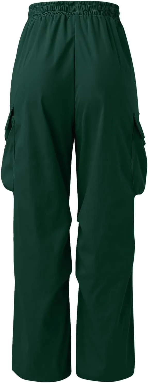Cargo Pant for Men Casual Work Pant Elasticated Waist Lightweight Outdoor Pants with Pockets