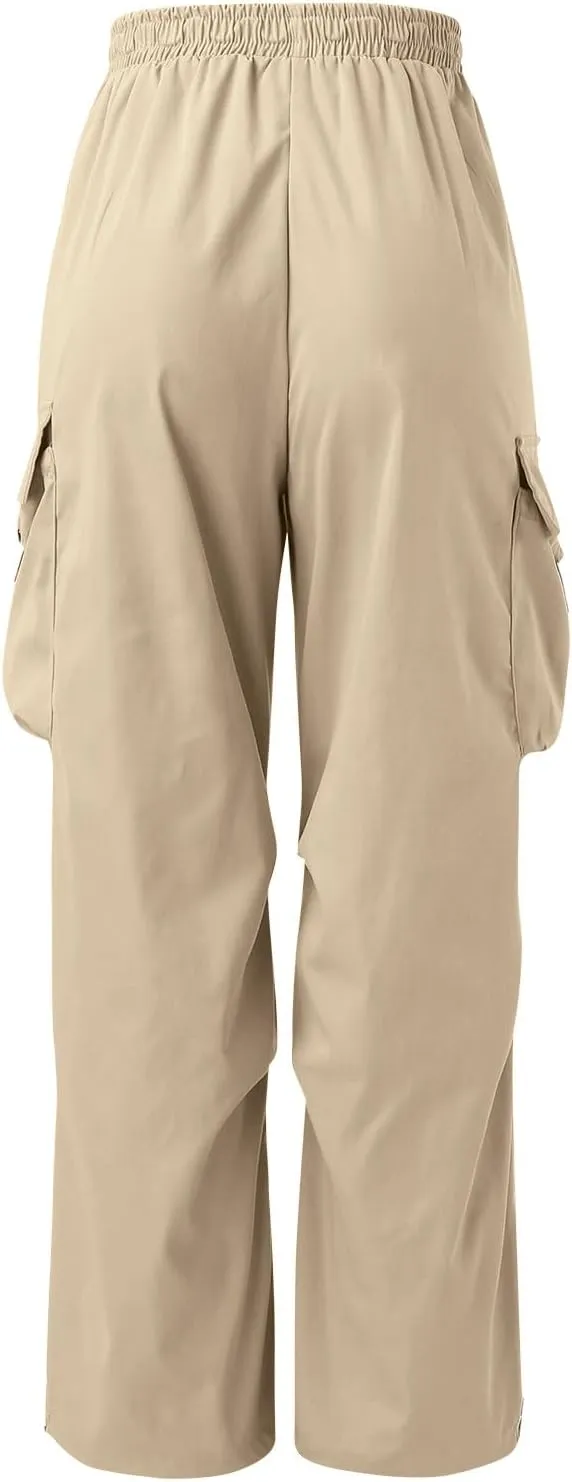 Cargo Pant for Men Casual Work Pant Elasticated Waist Lightweight Outdoor Pants with Pockets