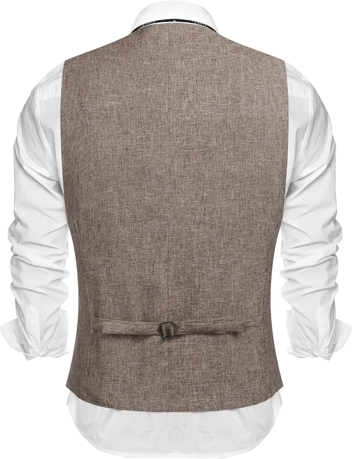 COOFANDY Men's Casual Business Vests Lightweight Waistcoat Slim Fit Suit Vest