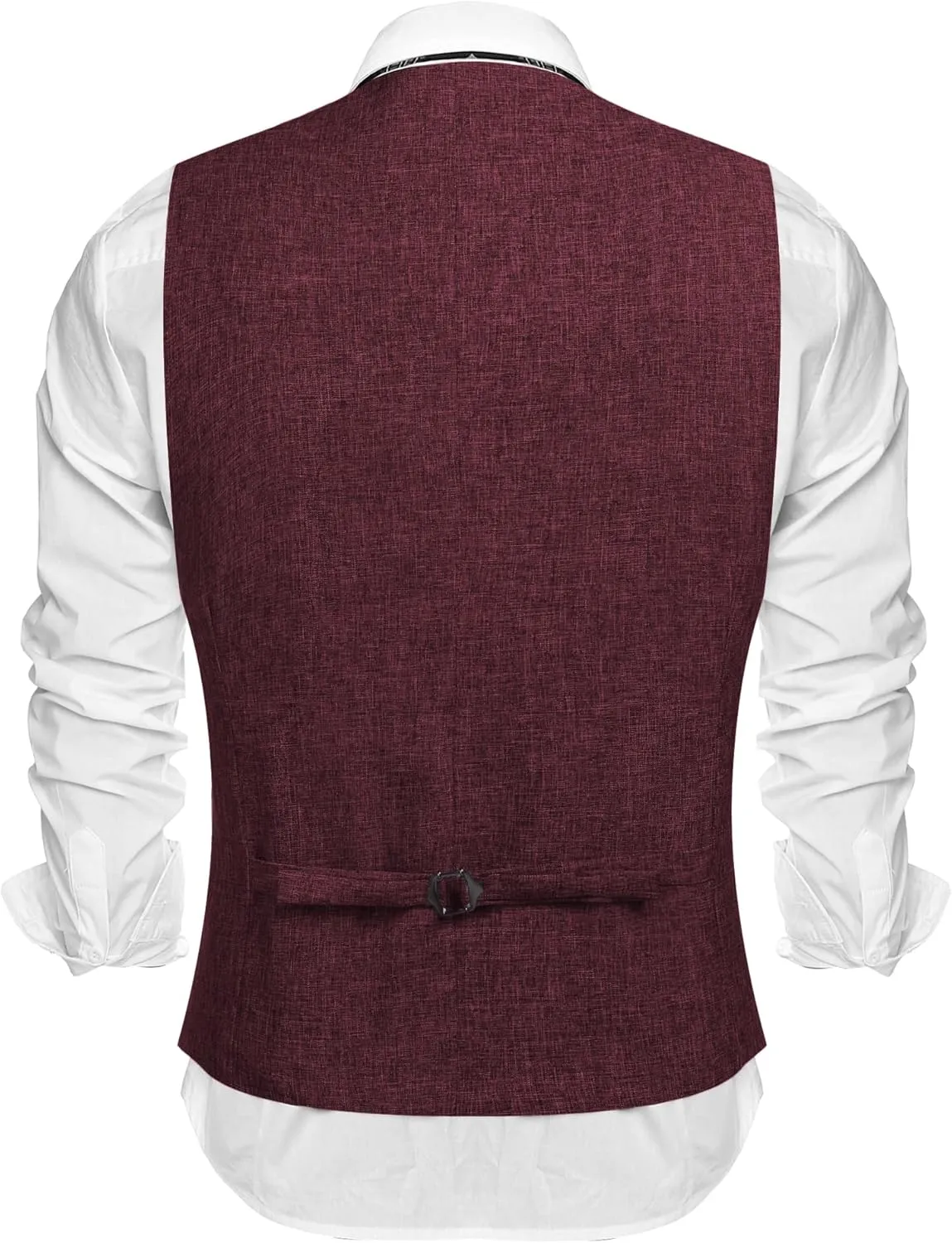 COOFANDY Men's Casual Business Vests Lightweight Waistcoat Slim Fit Suit Vest