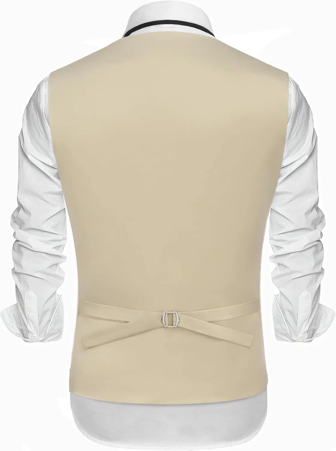COOFANDY Men's Suit Vests Slim Fit Waistcoat Notch Lapel Casual Formal Vest