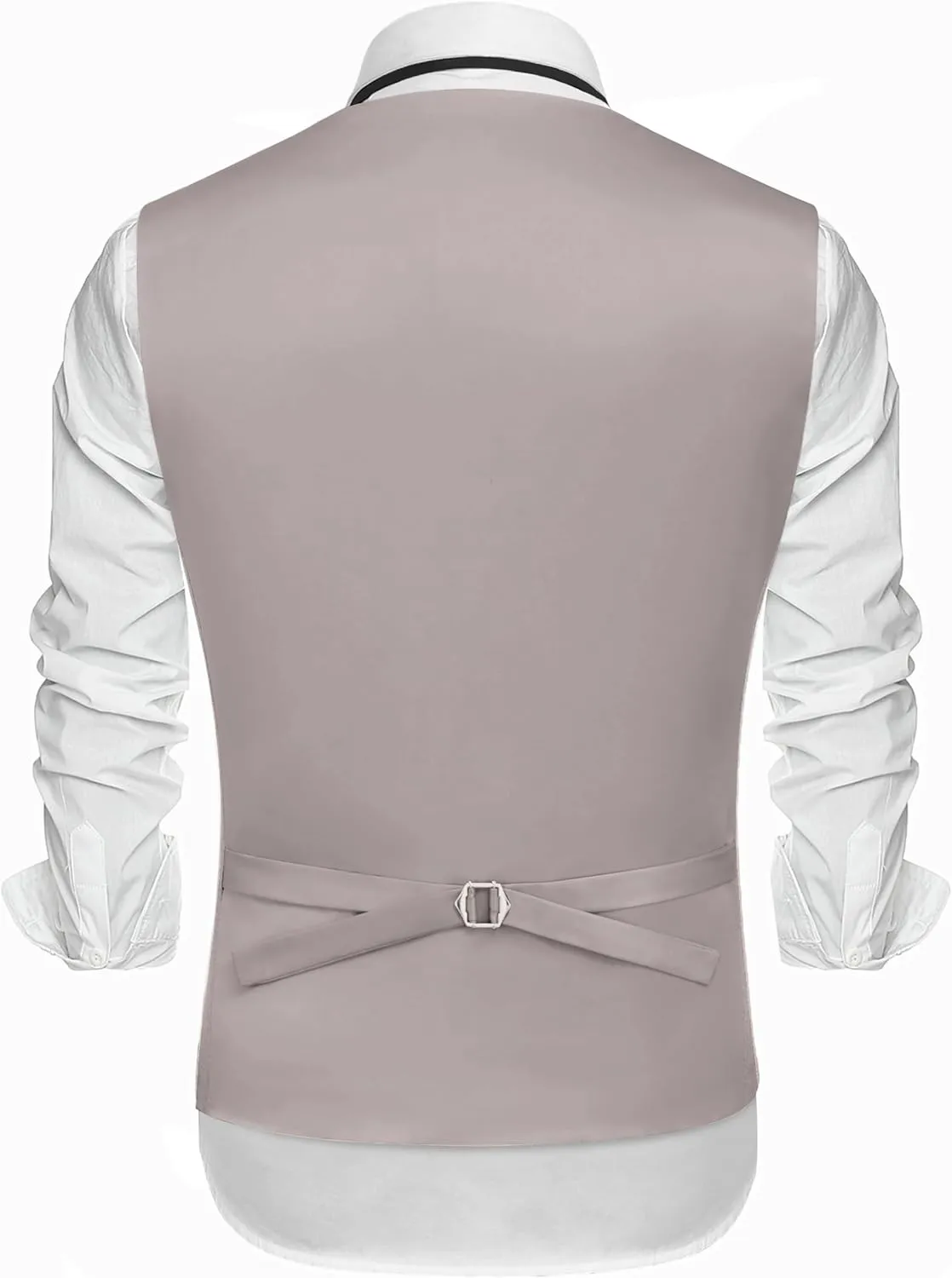 COOFANDY Men's Suit Vests Slim Fit Waistcoat Notch Lapel Casual Formal Vest