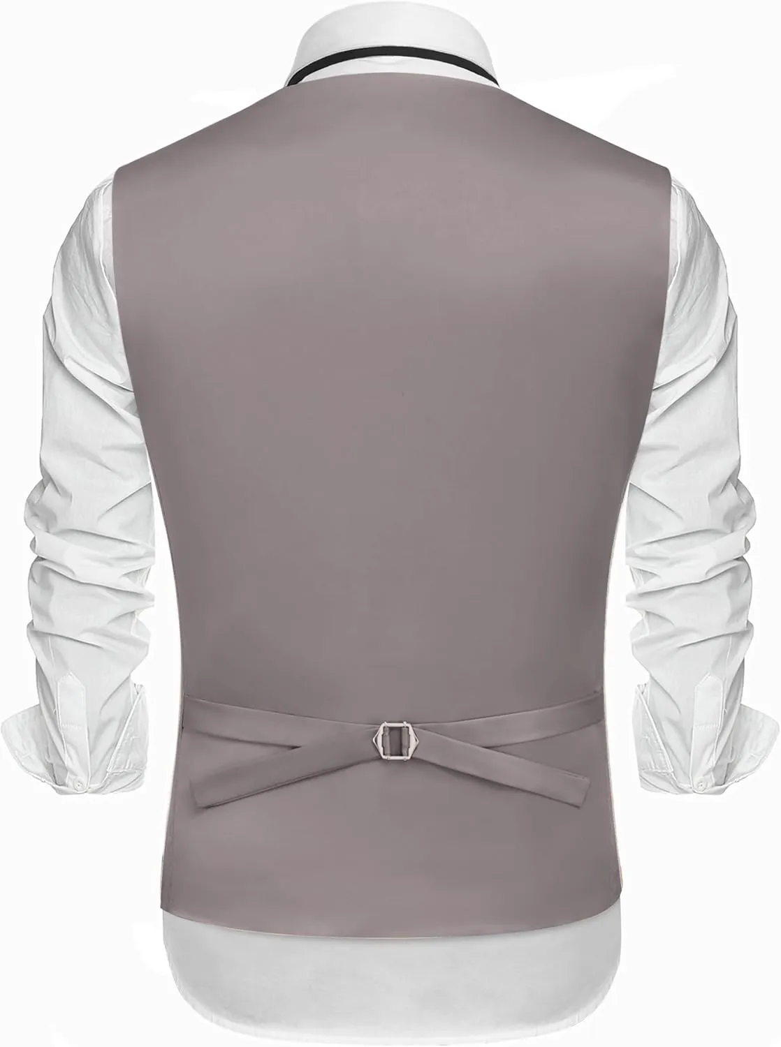 COOFANDY Men's Suit Vests Slim Fit Waistcoat Notch Lapel Casual Formal Vest