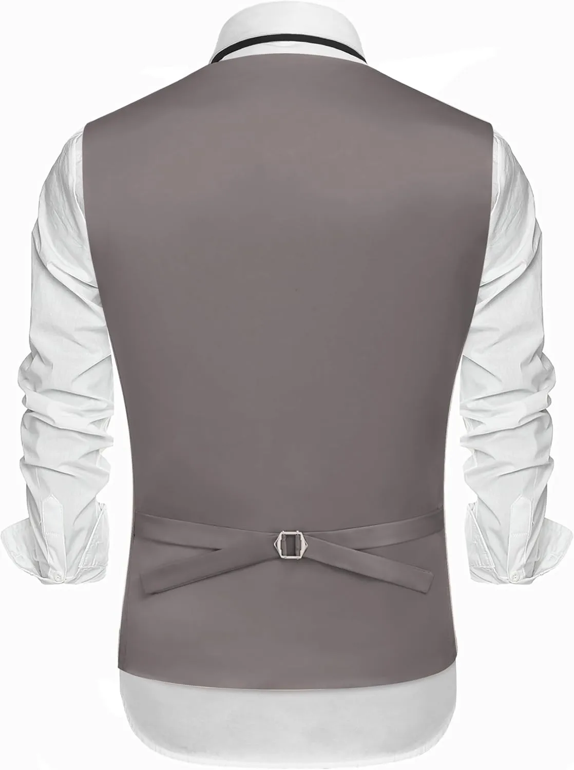 COOFANDY Men's Suit Vests Slim Fit Waistcoat Notch Lapel Casual Formal Vest