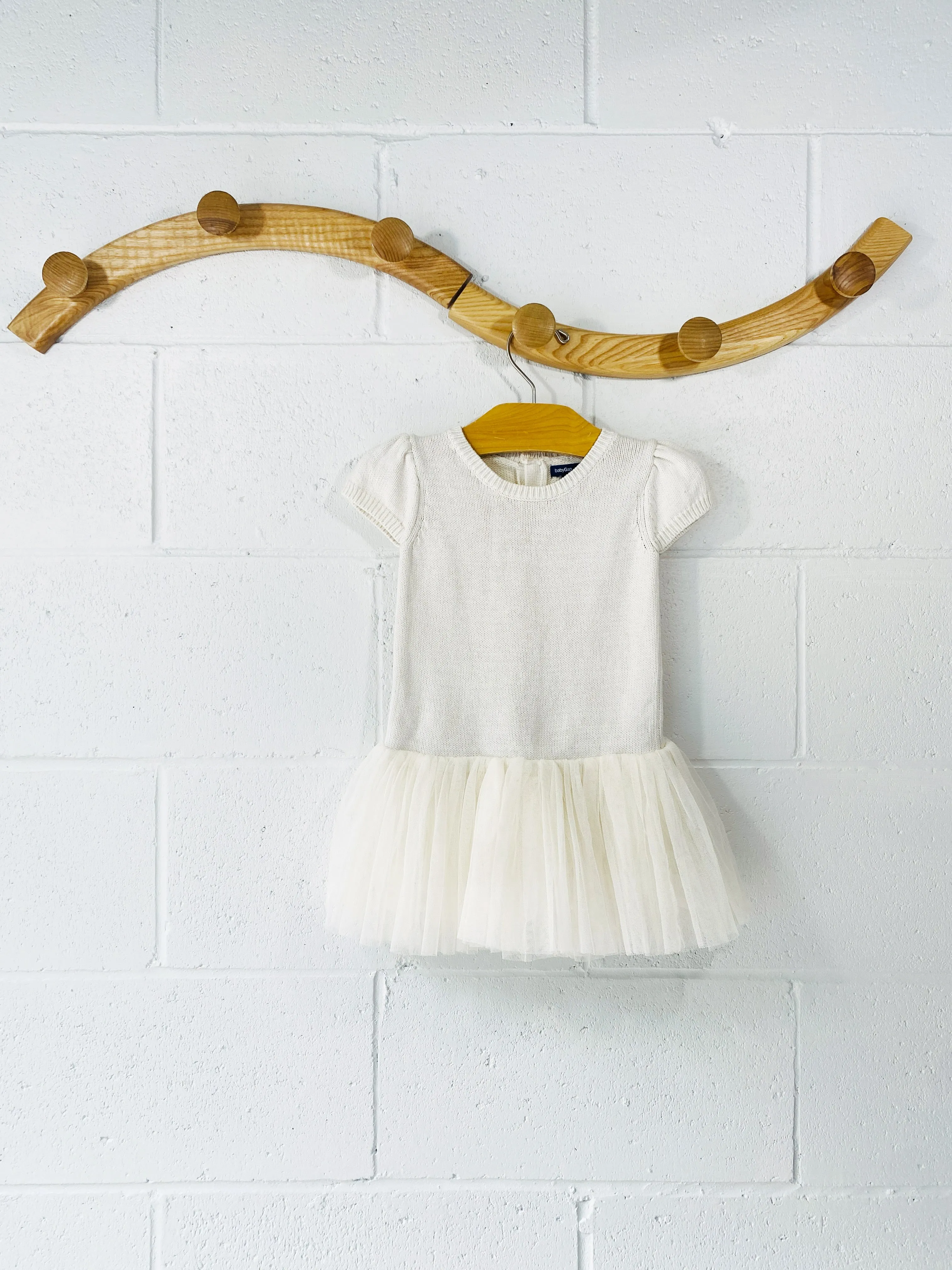 Creamy Flounce Dress, 18-24 months