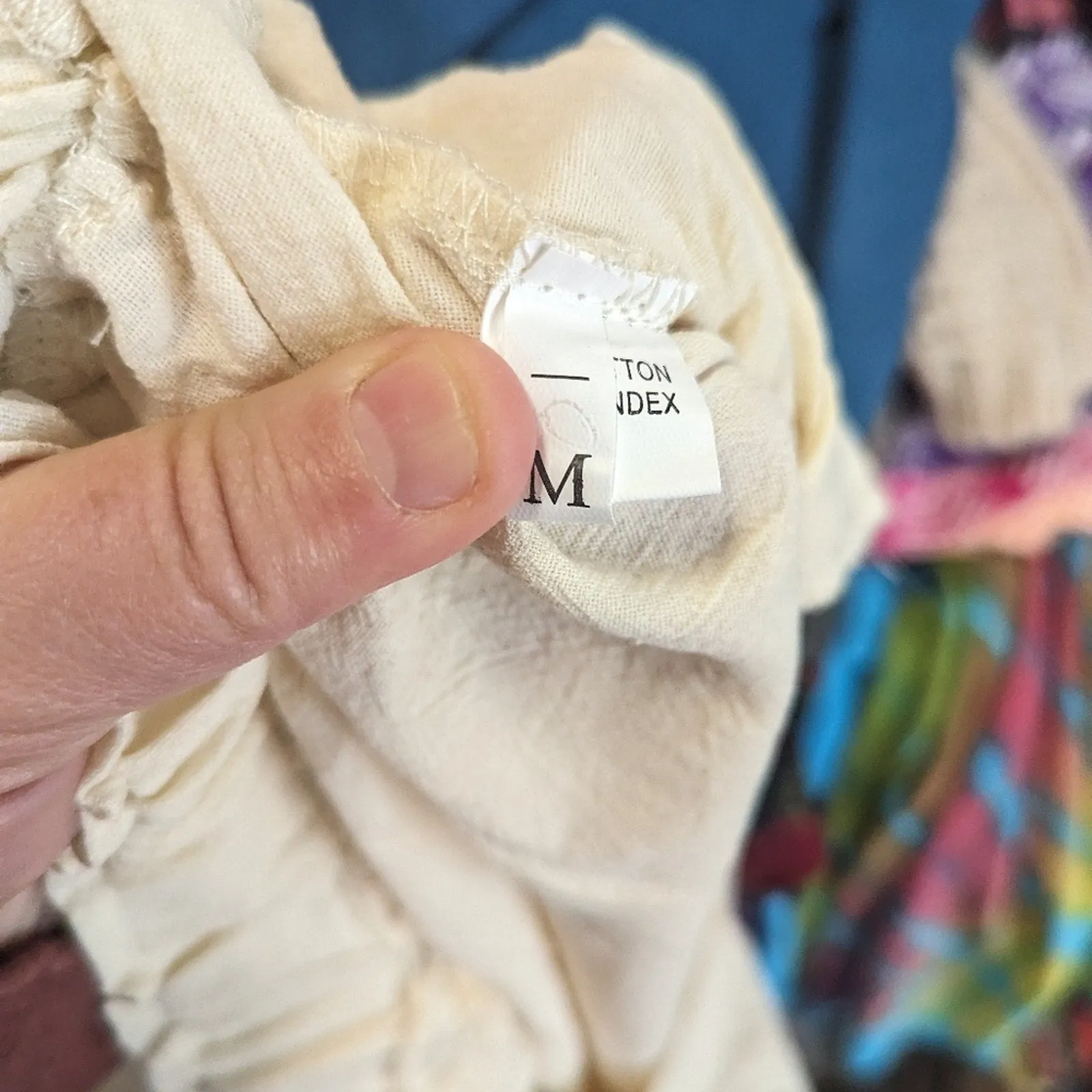 Creamy  White Summer Pants - Medium