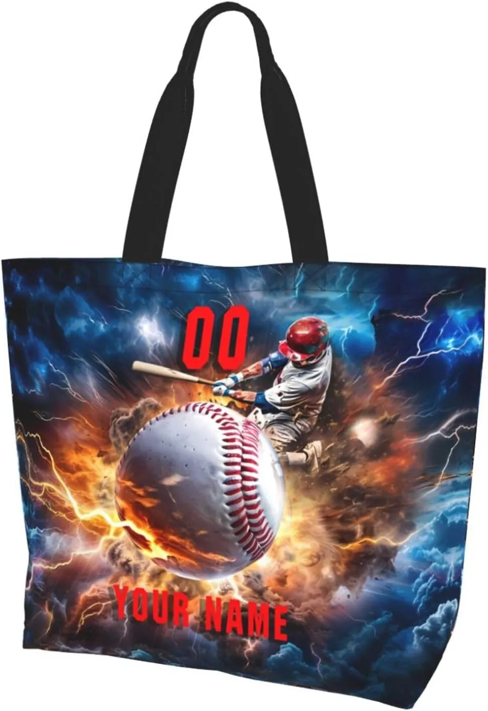 Custom Softball Tote Bag Shoulder Bag Softball Mom Handbag Shopping Bag Personalized Softball Mom Bag Tote Gifts For Women