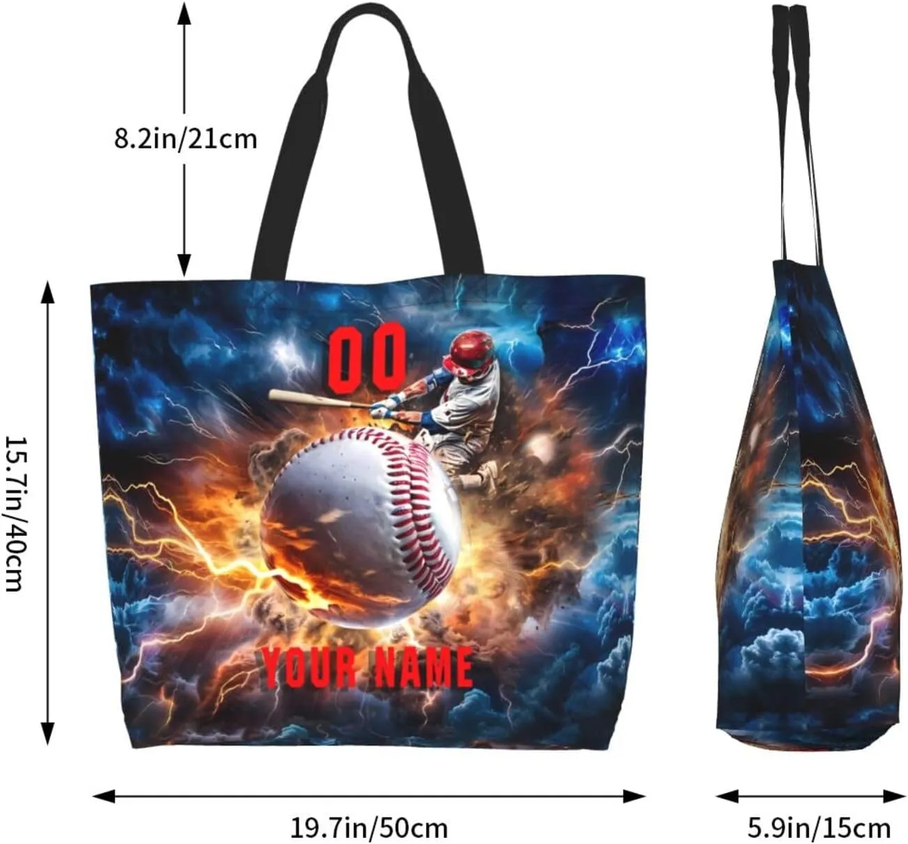 Custom Softball Tote Bag Shoulder Bag Softball Mom Handbag Shopping Bag Personalized Softball Mom Bag Tote Gifts For Women