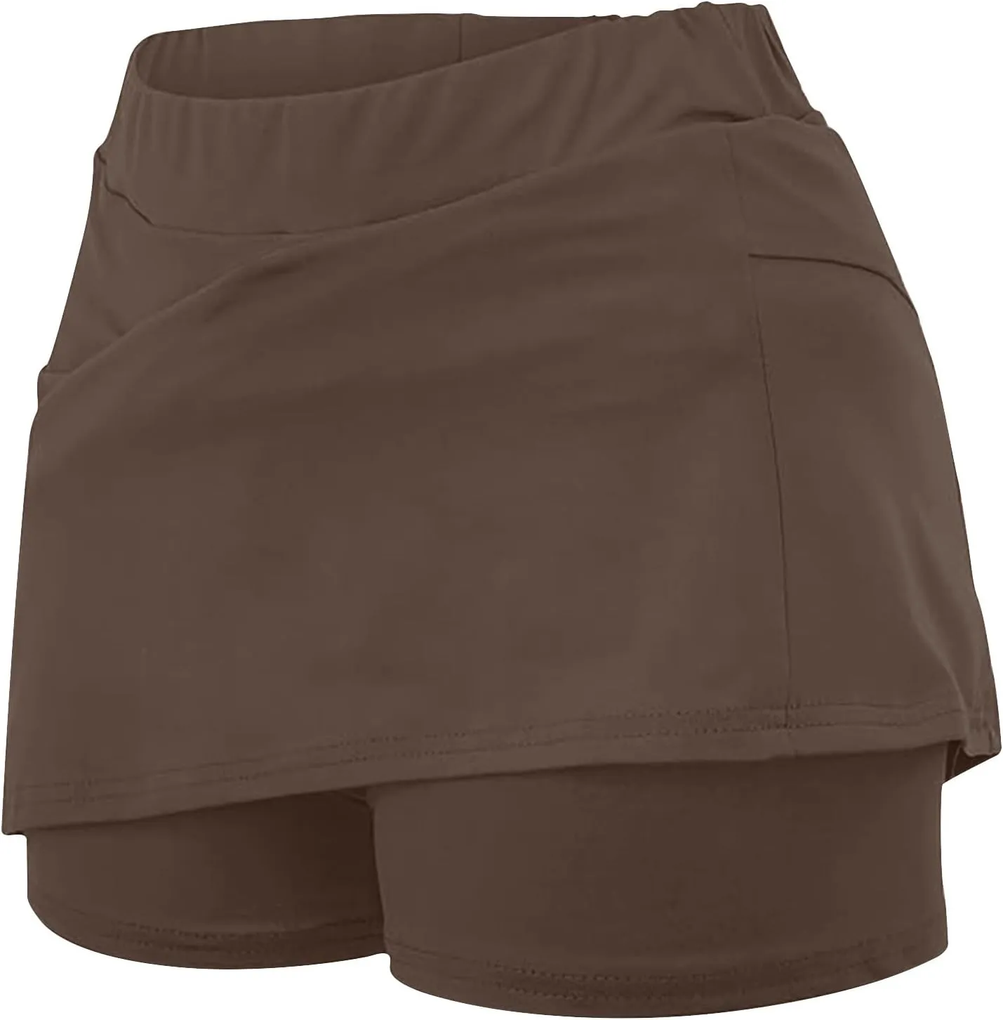 DDAPJ pyju Golf Skirts for Women Elastic High Waisted Athletic Skort Workout Casual Tennis Skirted Shorts for Teen Girls