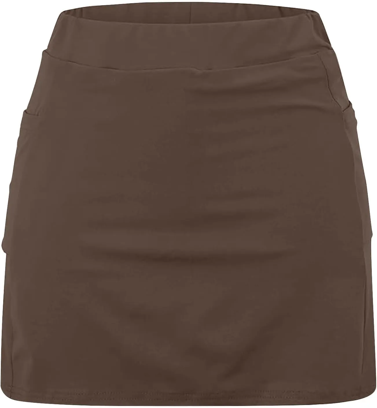 DDAPJ pyju Golf Skirts for Women Elastic High Waisted Athletic Skort Workout Casual Tennis Skirted Shorts for Teen Girls