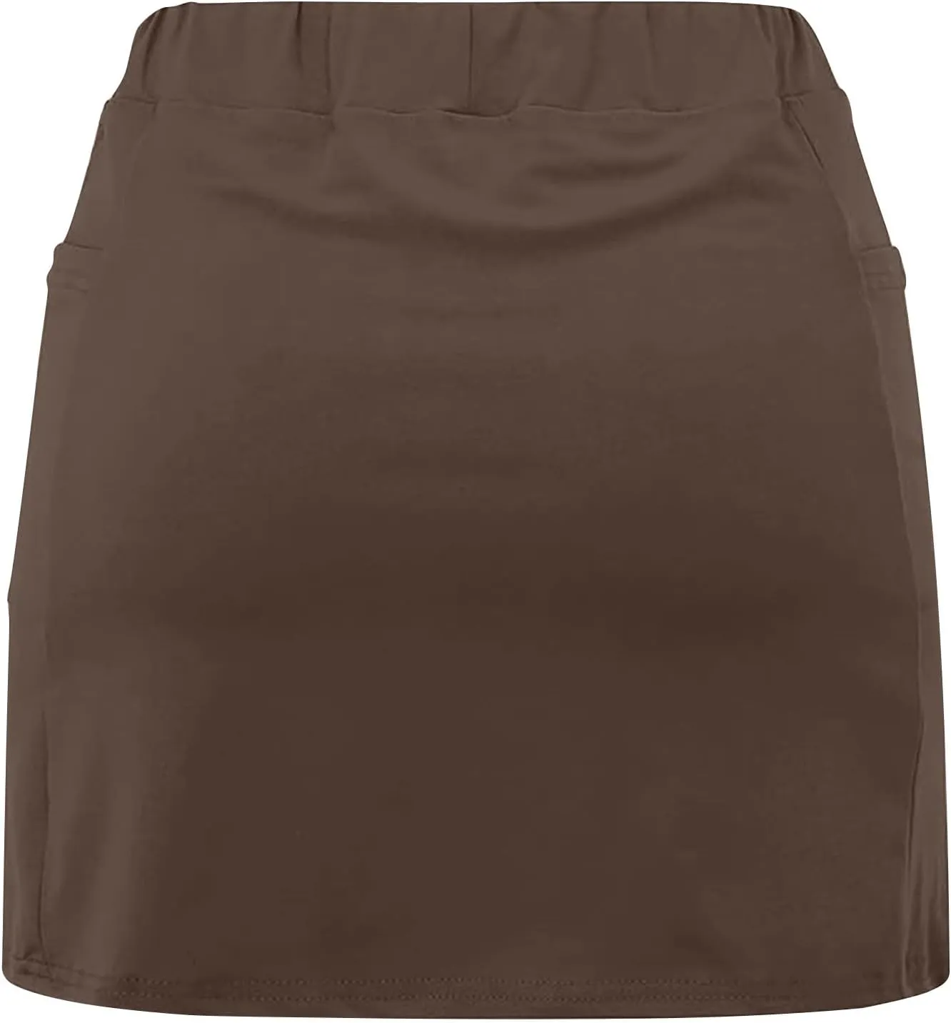 DDAPJ pyju Golf Skirts for Women Elastic High Waisted Athletic Skort Workout Casual Tennis Skirted Shorts for Teen Girls