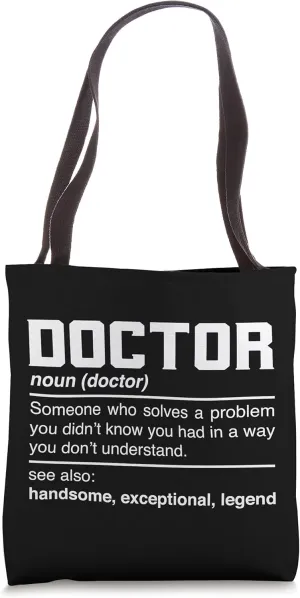 Doctor Definition Design - Medicine Surgeon Doctor Noun Tote Bag