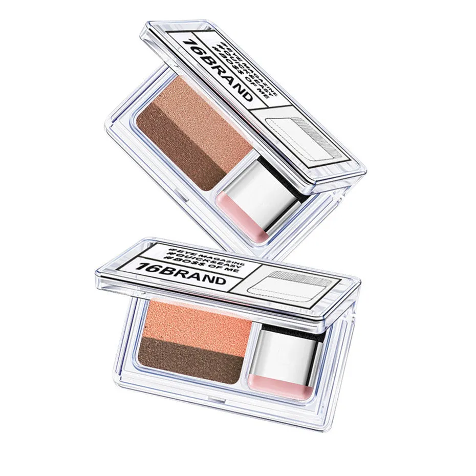 Double Color Eye Shadow Makeup Palette Glitter Waterproof Eyeshadow Shimmer