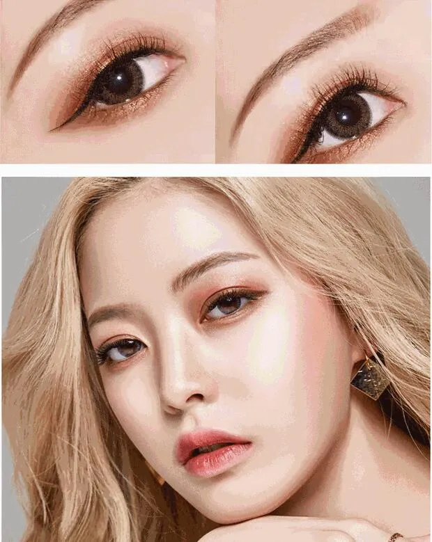 Duo Color Easy Makeup Eyeshadow Palette Shimmer Matte High Pigment Sunset Eyeshadow Make Up