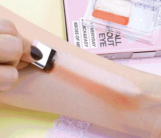 Duo Color Easy Makeup Eyeshadow Palette Shimmer Matte High Pigment Sunset Eyeshadow Make Up