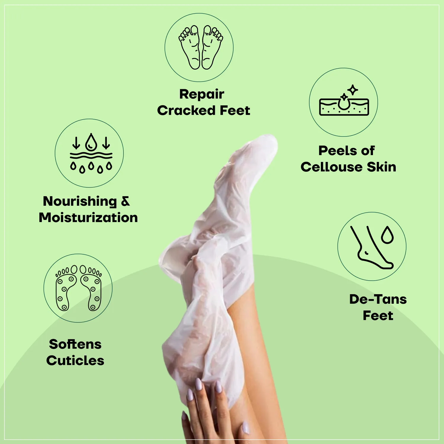 Exfoliate and Reveal Smooth, Soft Feet with Our Nourishing Foot Peeling Mask