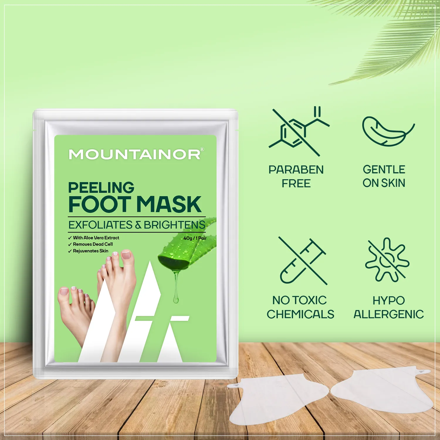 Exfoliate and Reveal Smooth, Soft Feet with Our Nourishing Foot Peeling Mask
