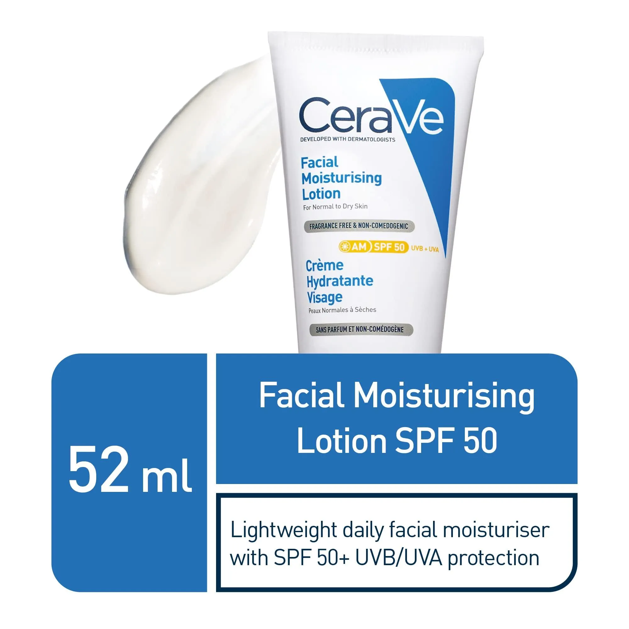 Facial Moisturising Lotion SPF50 with Ceramides