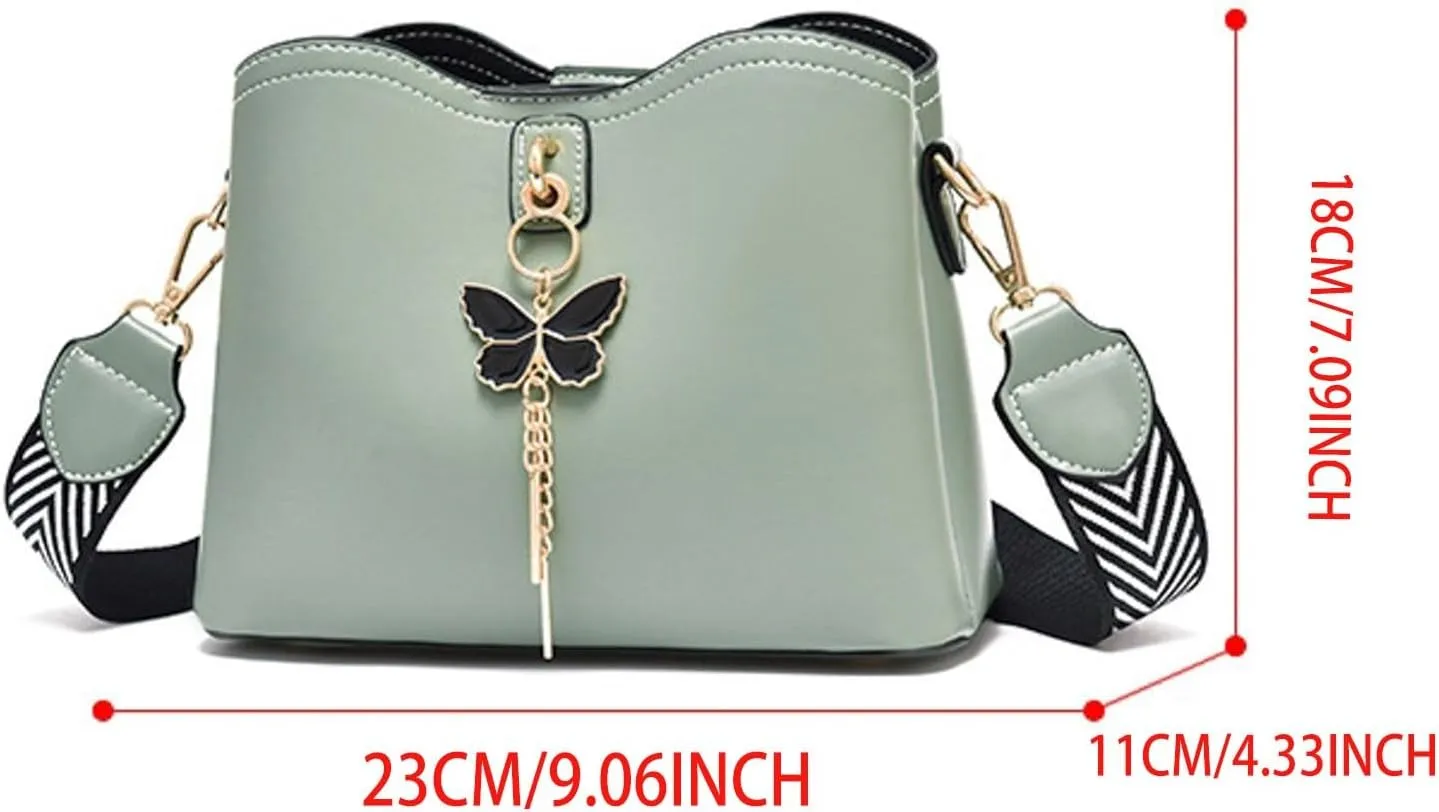 Fashionable And Versatile Women's Casual Bags Large Capacity Simple Solid Color Single Small Shoulder (Purple, One Size)