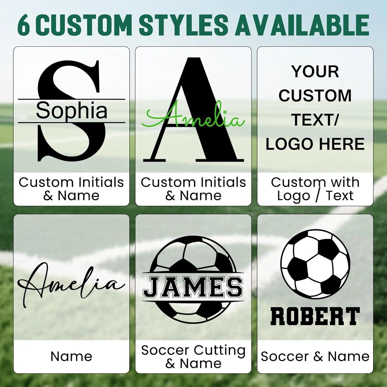 Fyore Custom Drawstring Backpacks, Bulk Personalized Drawstring Sports Bags with Soccer Monograms for Gym Beach Climb Trips Party Team Events- 13.4x17Inch,12 Colors